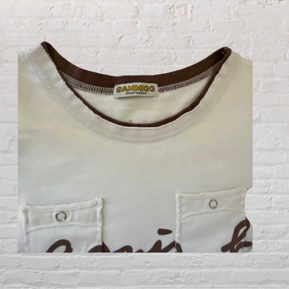 104. AGNES B. Sammigg Long Sleeve T-Shirt - Ladies Size XS - Picture 4 of 5